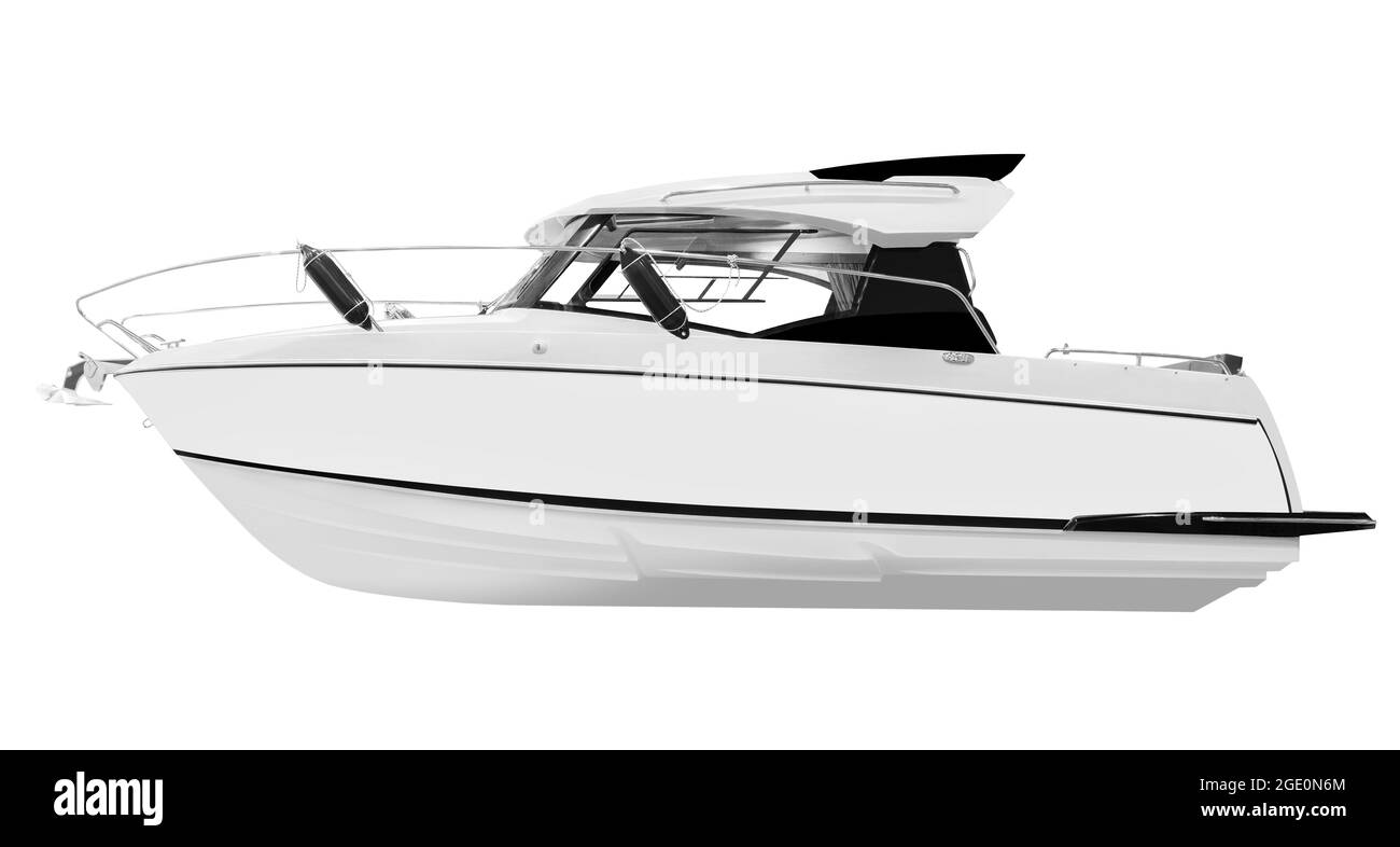 L'image de bateau à moteur Banque D'Images