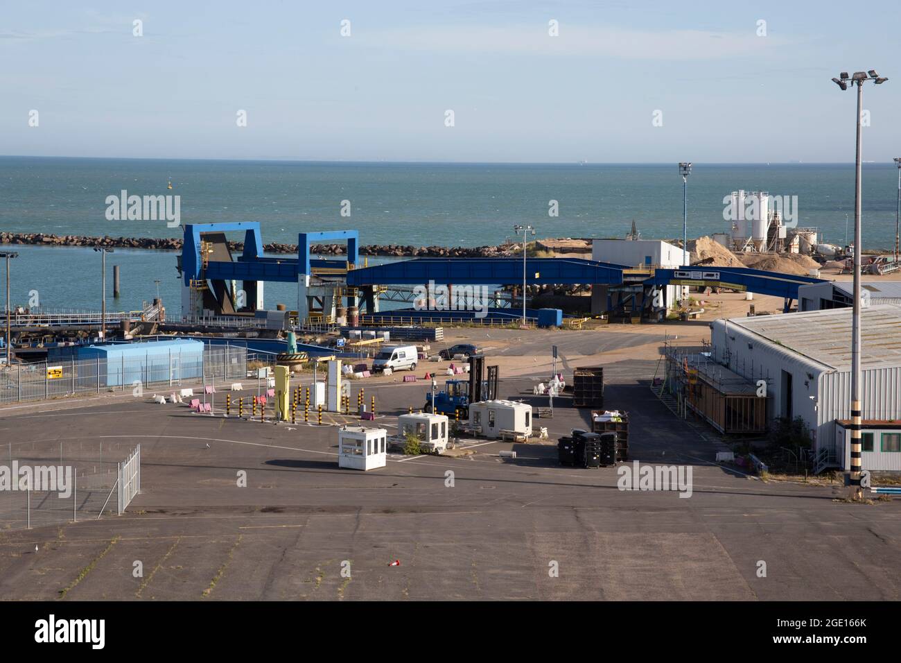 Brett agrège au port de Ramsgate - l'un des ports de la Manche - Ramsgate, Kent Angleterre Royaume-Uni Banque D'Images