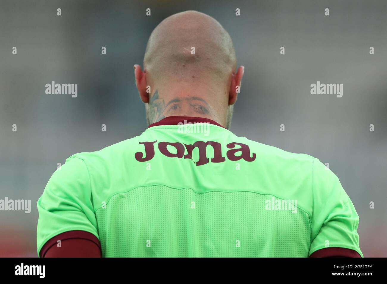 Turin, Italie, le 15 août 2021. Un tatouage particulier est vu sur le cou de Vanja Milinkovic-Savic de Torino FC pendant le match de Coppa Italia au Stadio Grande Torino, Turin. Crédit photo à lire: Jonathan Moscrop / Sportimage crédit: Sportimage / Alay Live News Banque D'Images