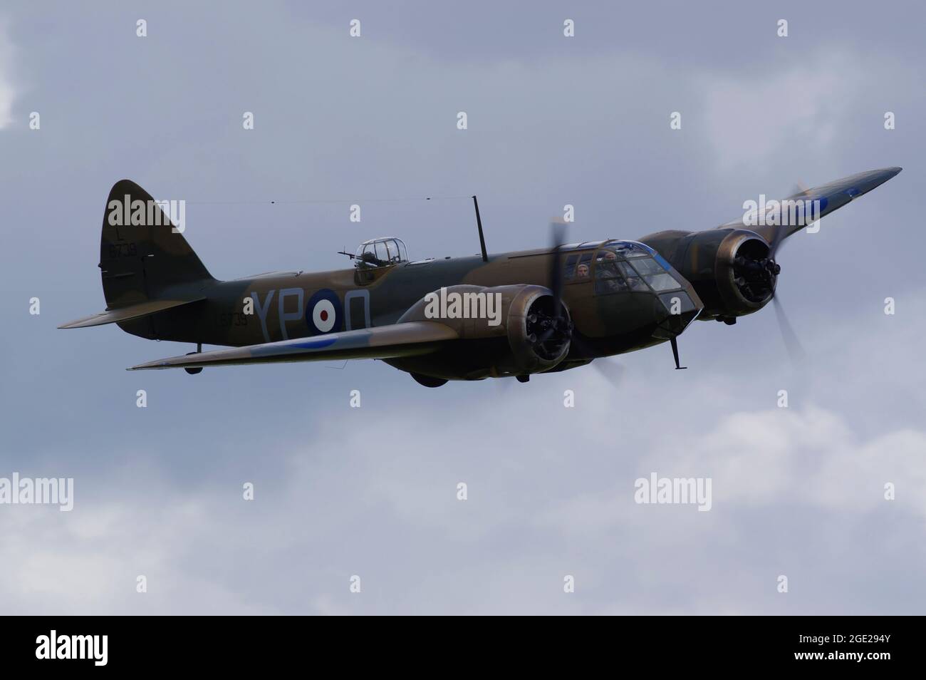 Bristol Blenheim 1, G-BPIV, L6739, East Kirkby, Lincolnshire, Banque D'Images