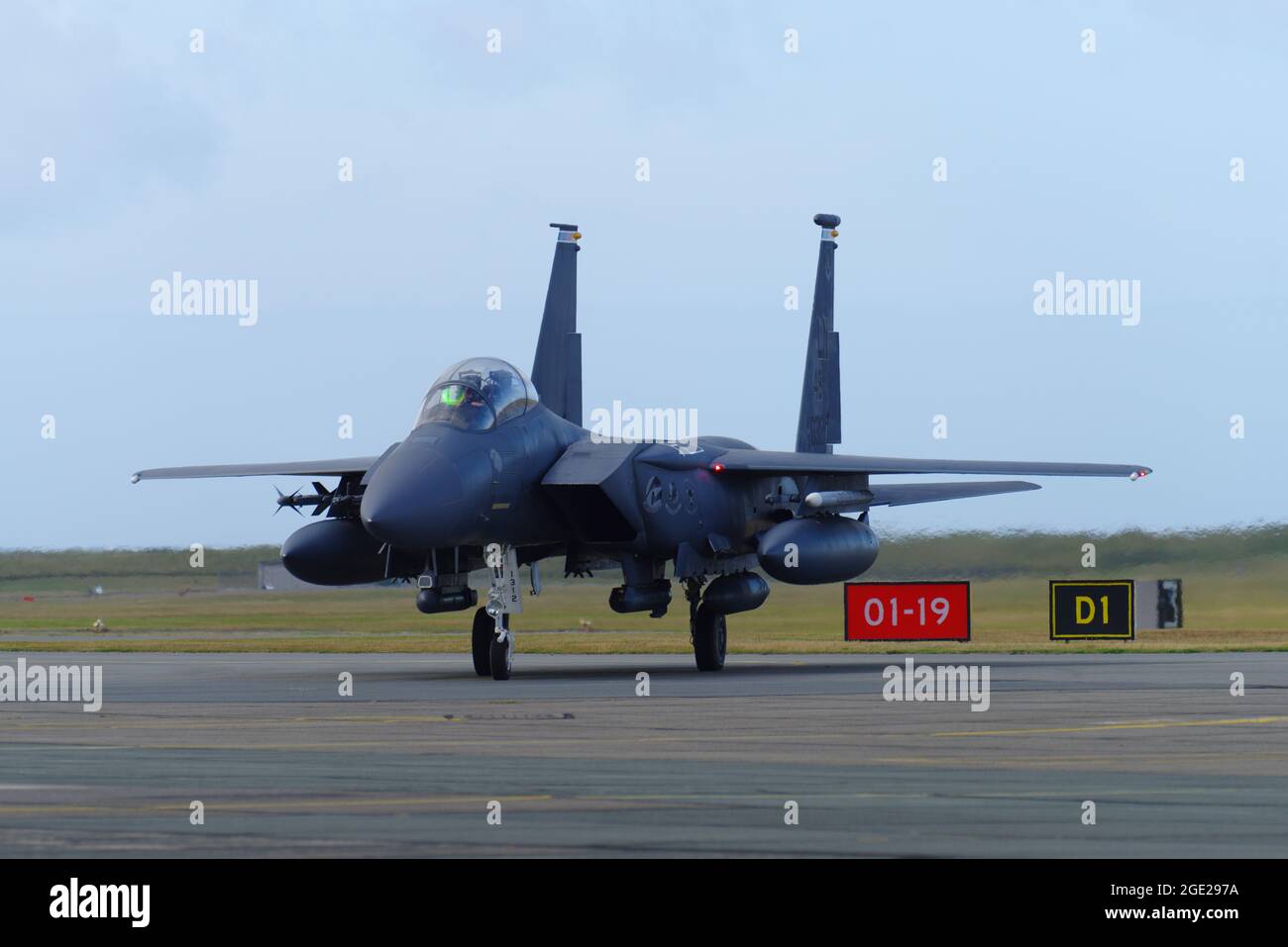 USAF Mc Donnell Douglas F-15E Eagle, 91-0312 Banque D'Images