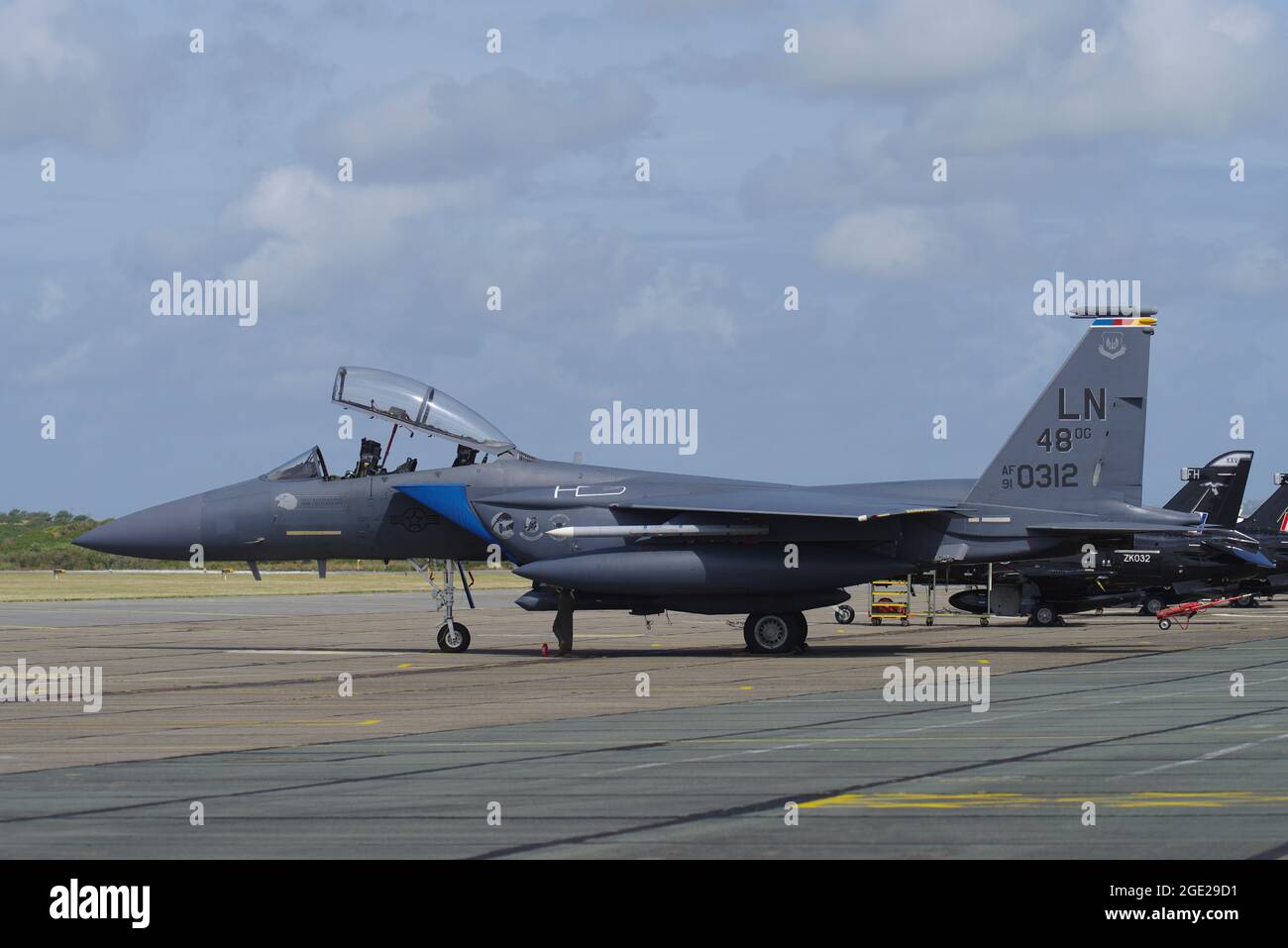 USAF Mc Donnell Douglas F-15E Eagle, 91-0312 Banque D'Images