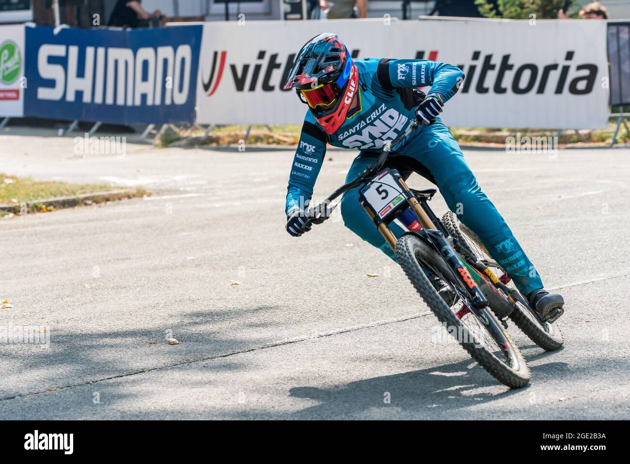 Greg MINNAAR d'Afrique du Sud lors de la coupe du monde de VTT 2021 le 15 août 2021 à Maribor, Slovénie - photo Olly Bowman / DPPI Banque D'Images