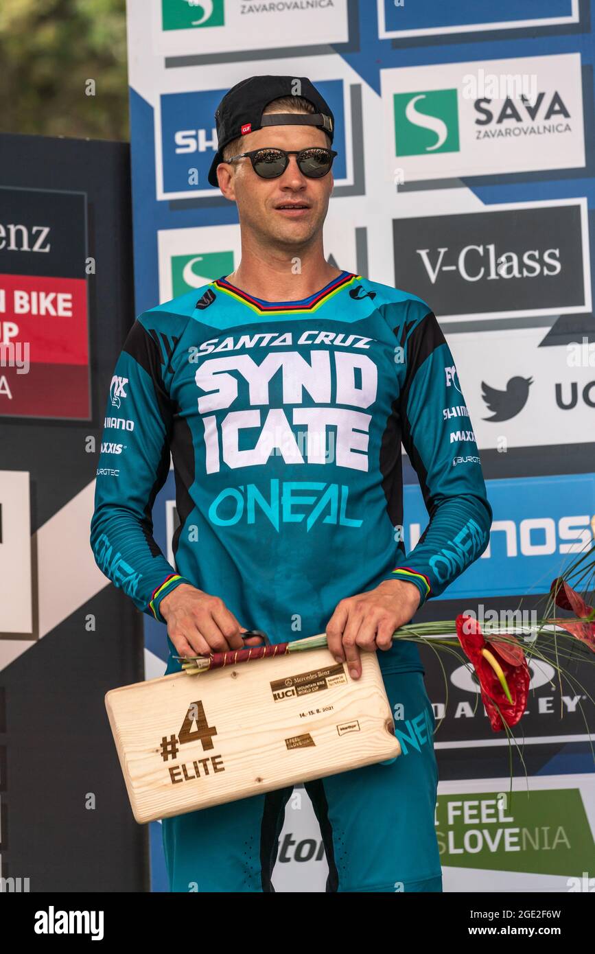 Greg MINNAAR d'Afrique du Sud lors de la coupe du monde de VTT 2021 le 15 août 2021 à Maribor, Slovénie - photo Olly Bowman / DPPI Banque D'Images