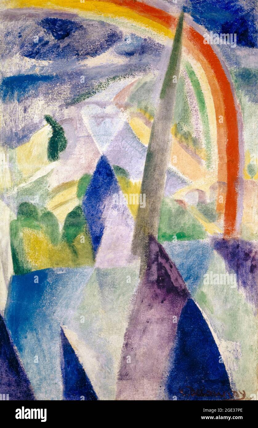 Robert Delaunay, peinture abstraite, l'épi de notre-Dame (vue de Paris, notre-Dame), 1909-1914 Banque D'Images