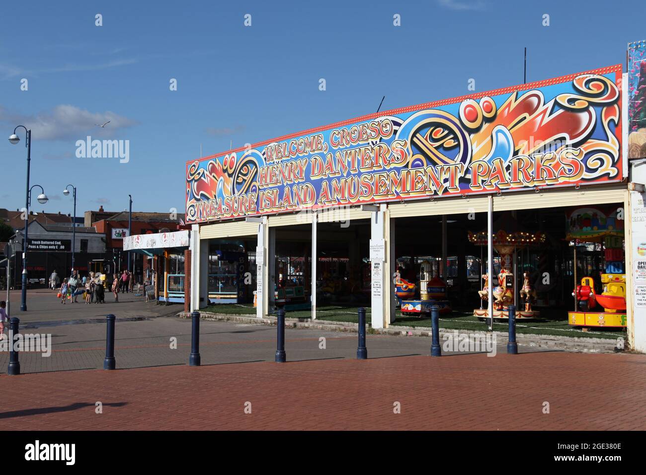 Salle de jeux Henry Danters Treasure Island, Paget Road, Barry Island, Galles du Sud, 2021 Banque D'Images