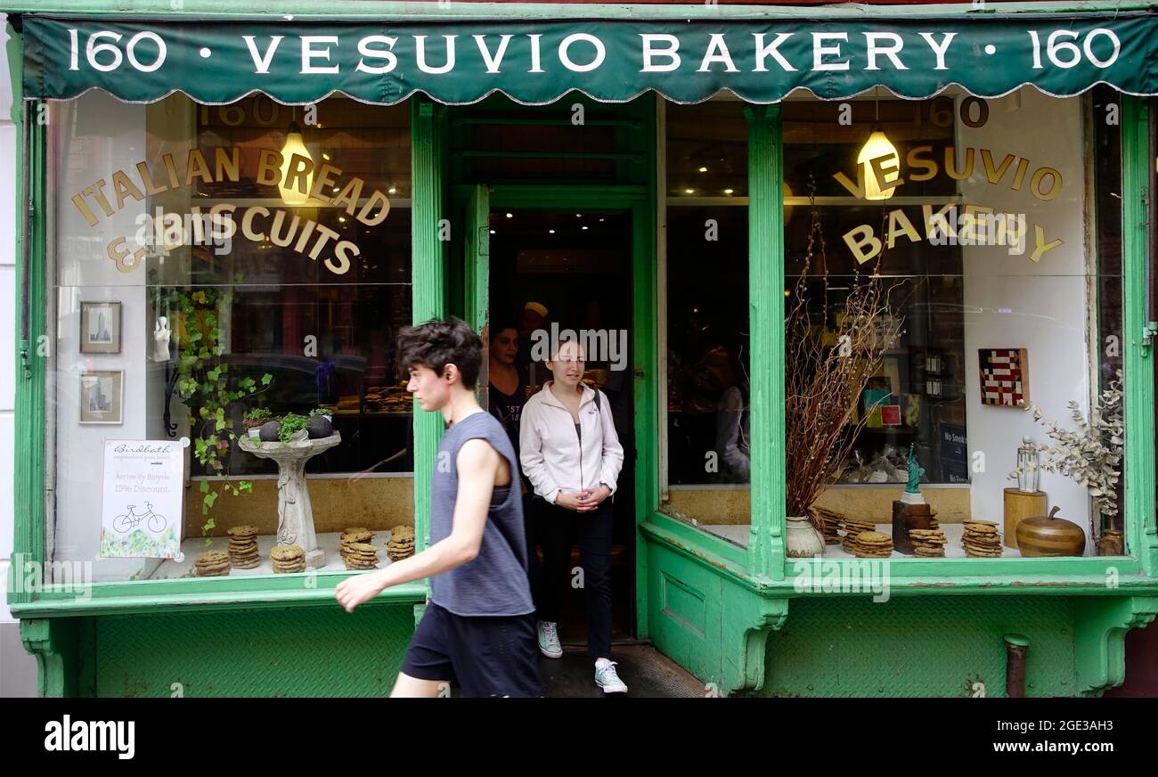 Vesuvio Bakery à Soho Manhattan, New York Banque D'Images