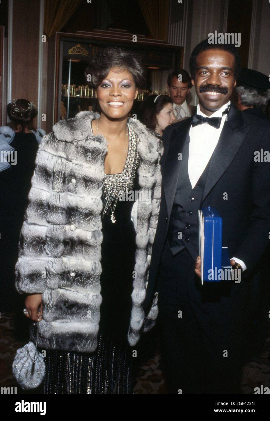 Dionne Warwick et William Dixon Circa années 80 crédit : Ralph Dominguez/MediaPunch Banque D'Images