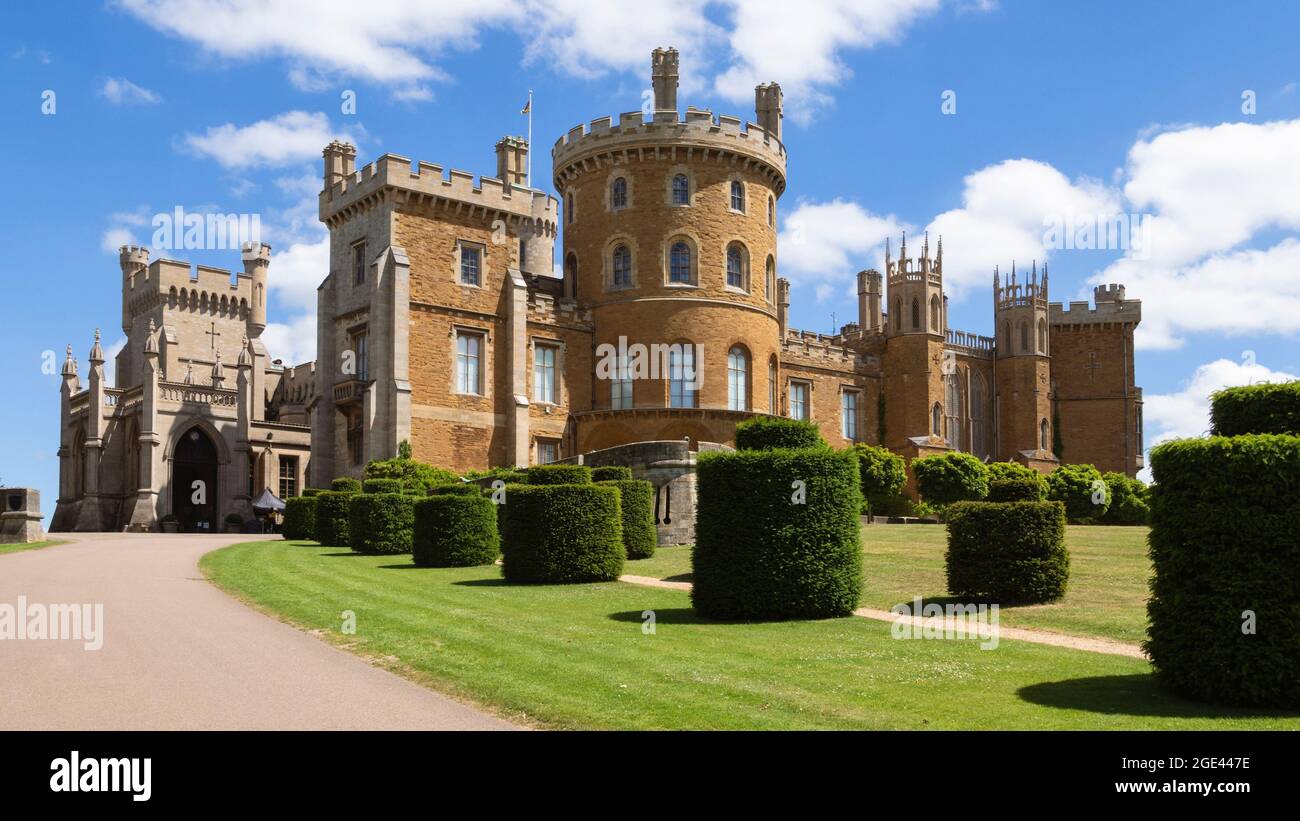 Château de Belvoir Vale de Belvoir Grantham Leicestershire Angleterre GB Europe Banque D'Images