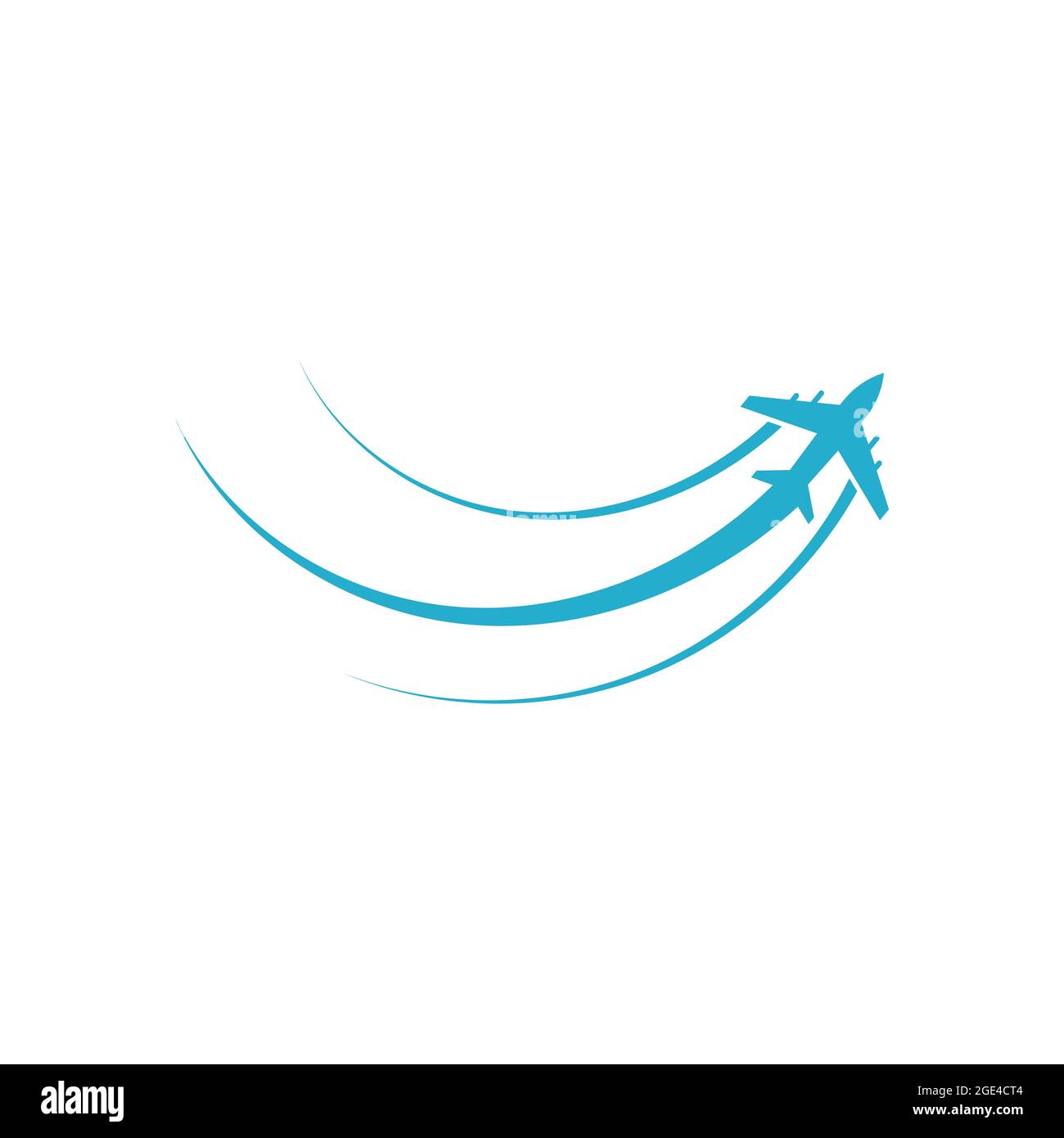 L'icône avion modèle Logo design illustration vectorielle Illustration de Vecteur