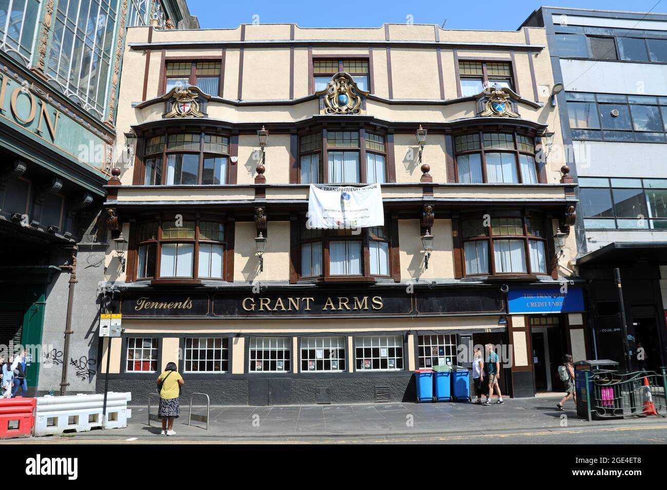 La Syndicat du crédit de transport dans le bâtiment restauré de Grant Arms à Glasgow Banque D'Images