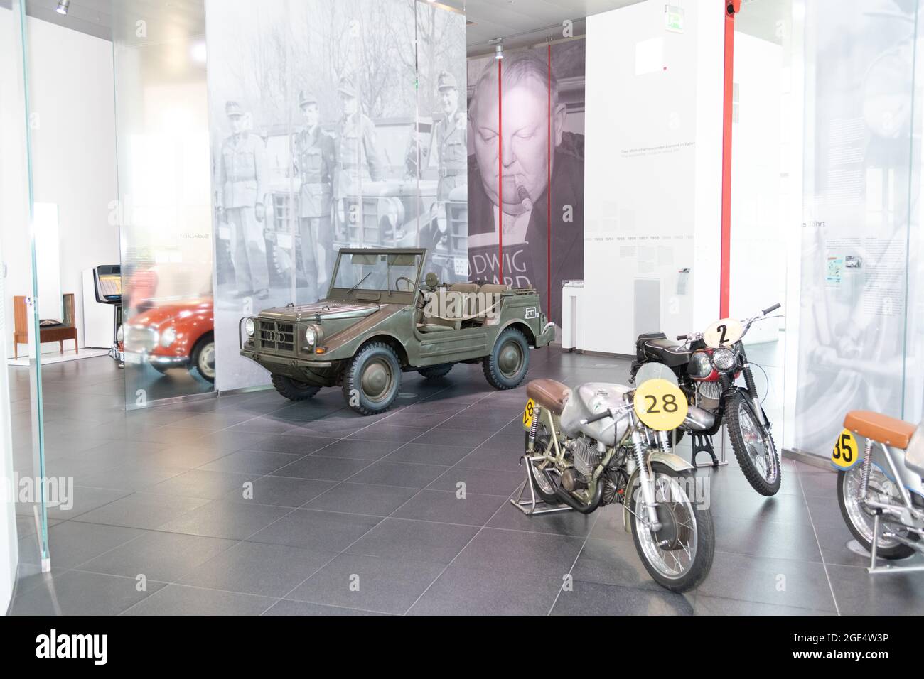 Audi Museum Mobile, Ingolstadt, Allemagne. Banque D'Images