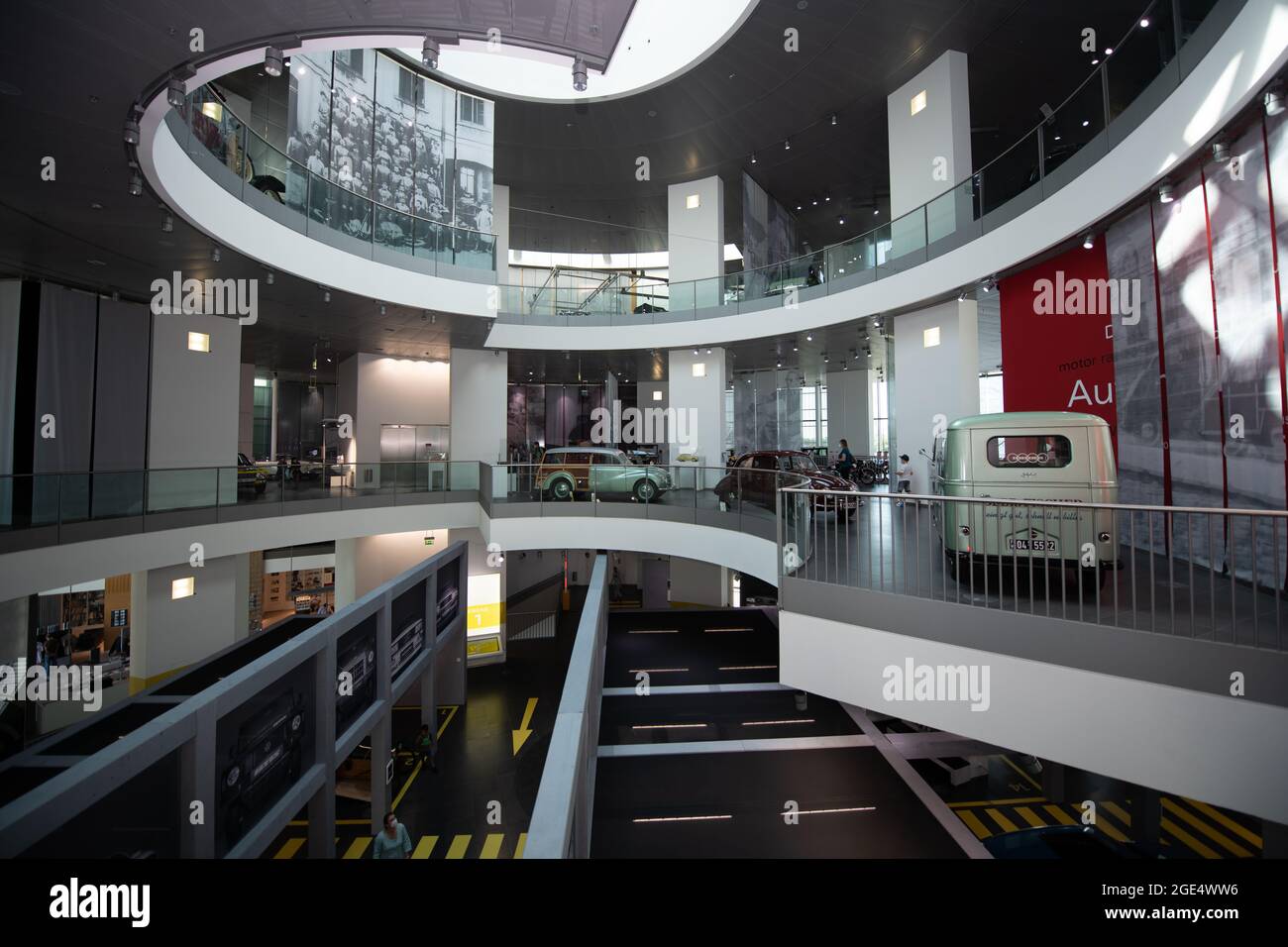 Audi Museum Mobile, Ingolstadt, Allemagne. Banque D'Images