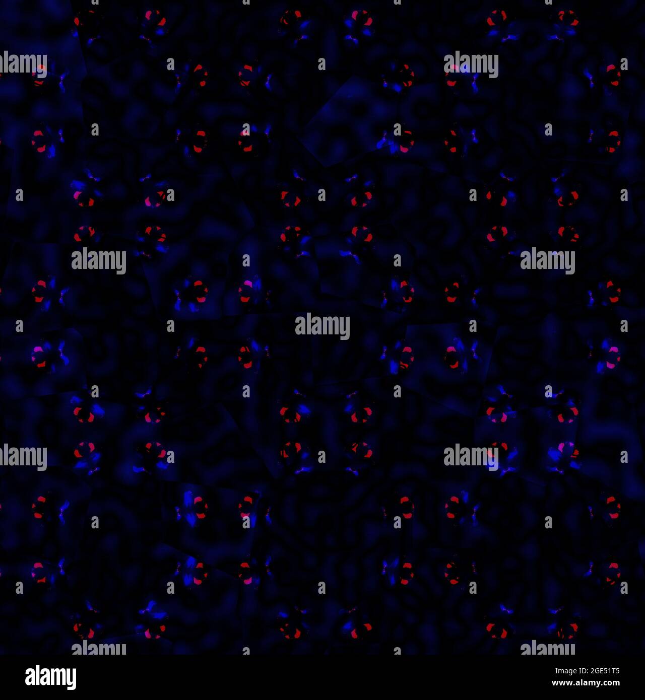 motif de texture psychédélique linéaire bleu Banque D'Images