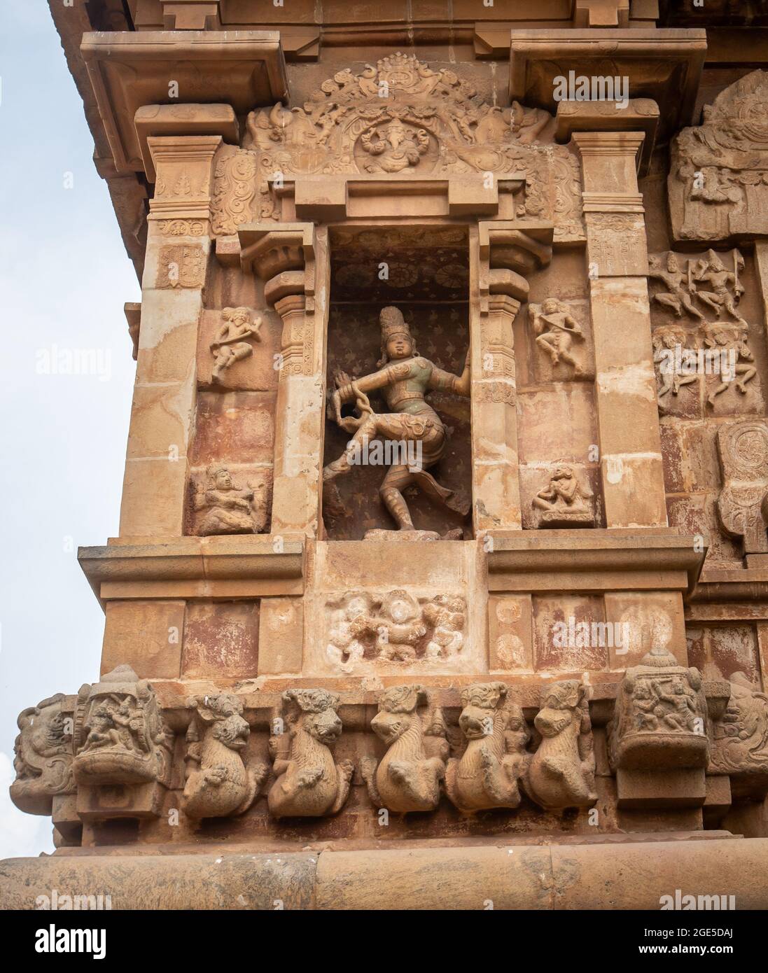 Temple de Brihadeeswara, Thanjavur Banque D'Images