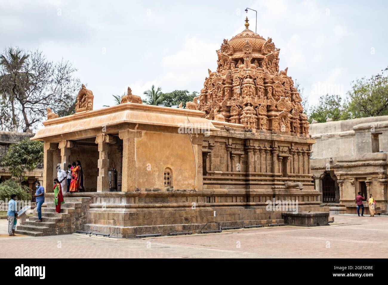 Temple de Brihadeeswara, Thanjavur Banque D'Images