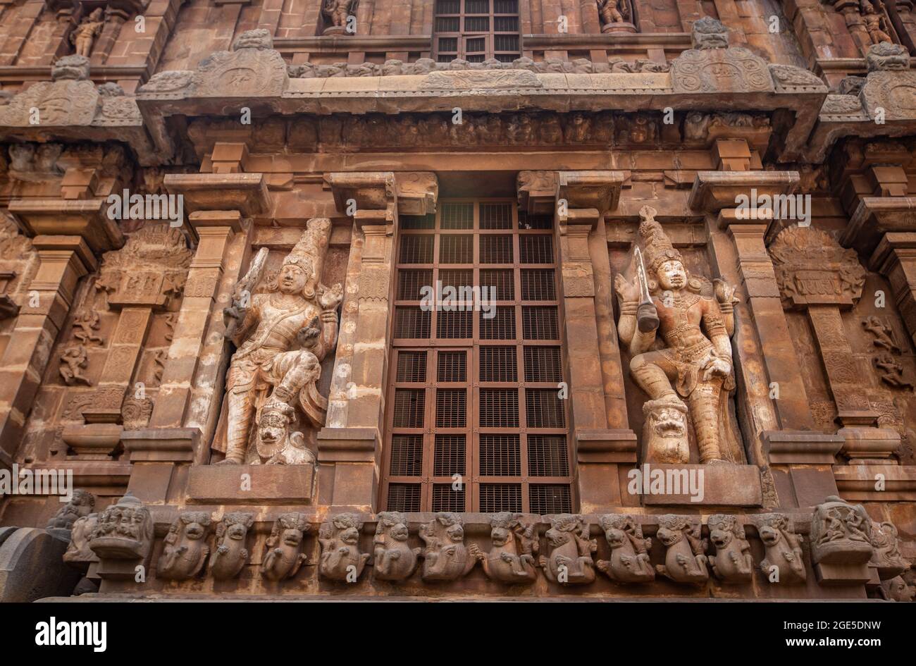 Temple de Brihadeeswara, Thanjavur Banque D'Images