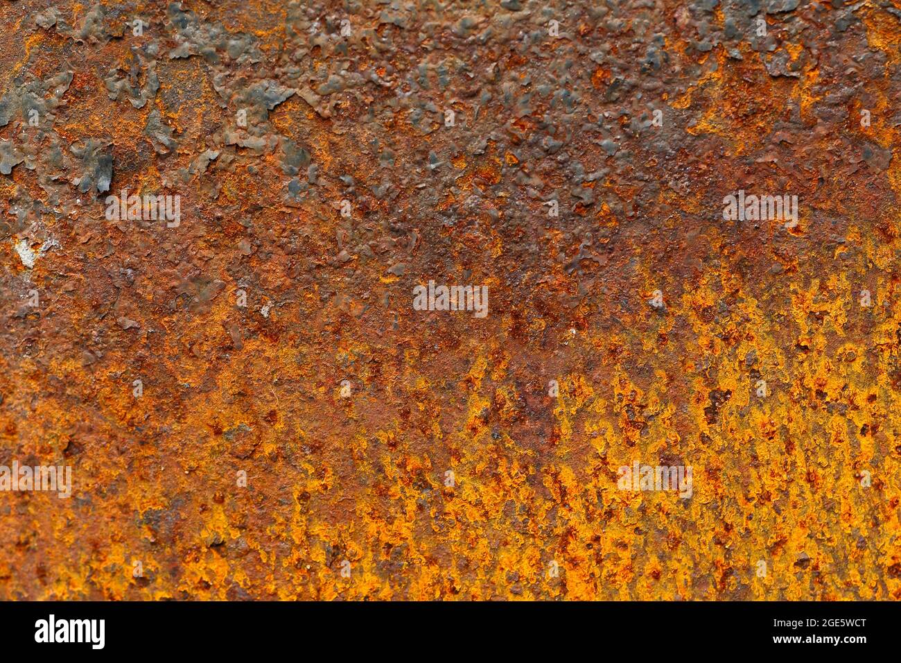 Motif de rouille sur un baril, province de Québec, Canada Banque D'Images