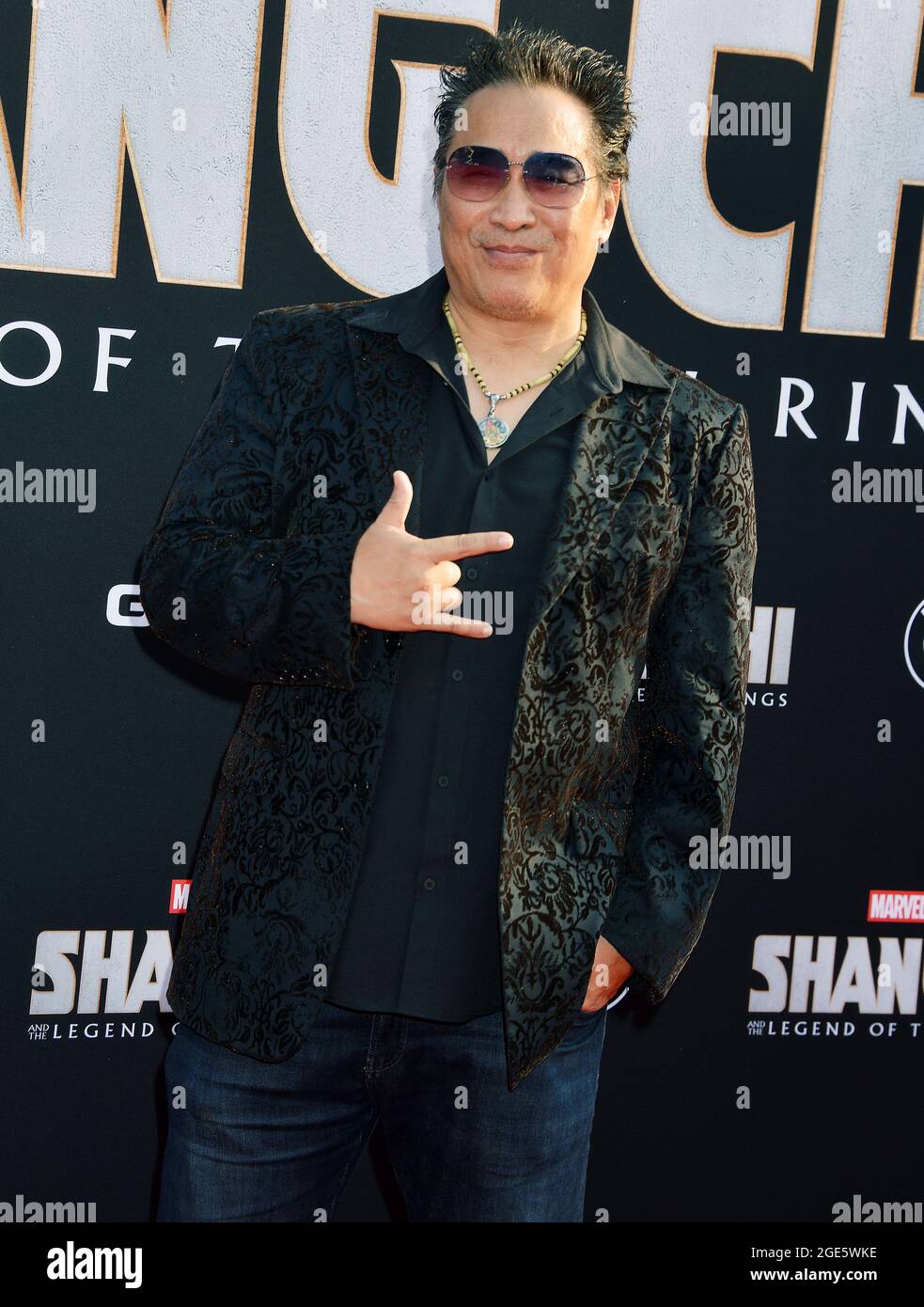 Los Angeles, États-Unis. 17 août 2021. Ron Yuan participe à la première Marvel de Disney de Shang-Chi et à la légende des dix anneaux au théâtre El Capitan de Los Angeles. 16 août 2021. Crédit : Tsuni/USA/Alay Live News Banque D'Images
