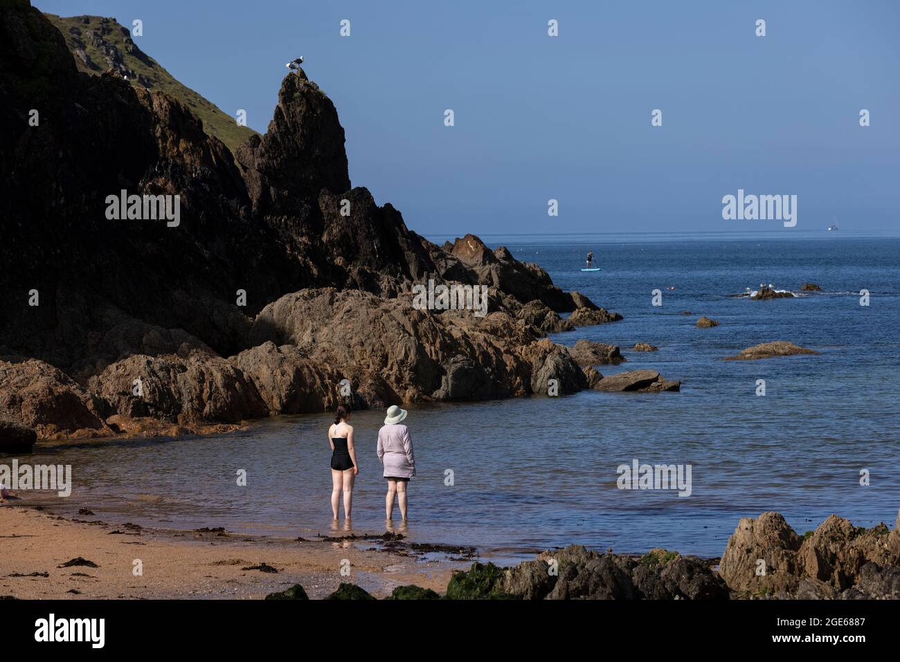 Hope Cove, district de South Hams, South Devon, Angleterre, Royaume-Uni Banque D'Images