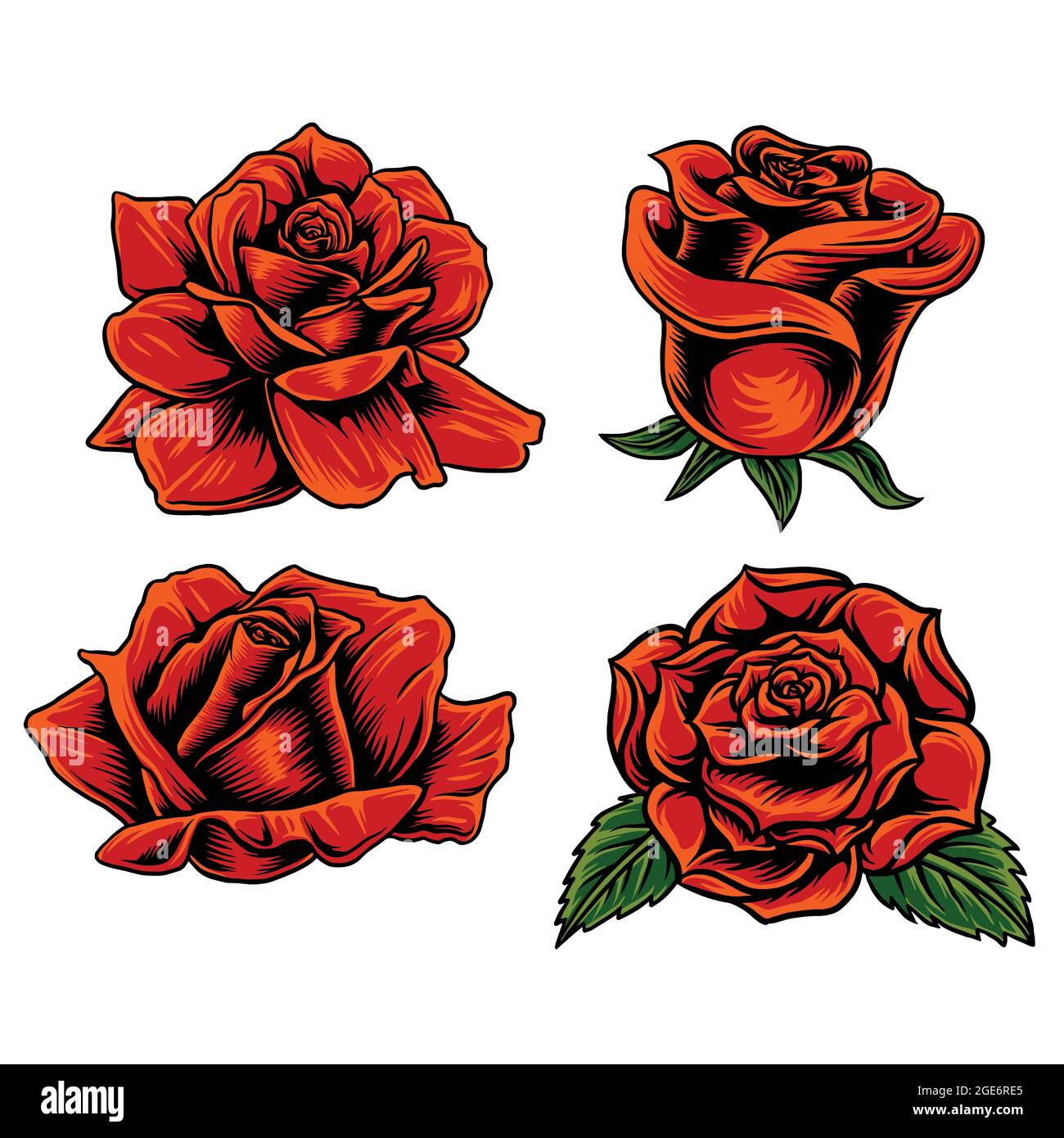 ensemble de motifs vectoriels rose Illustration de Vecteur