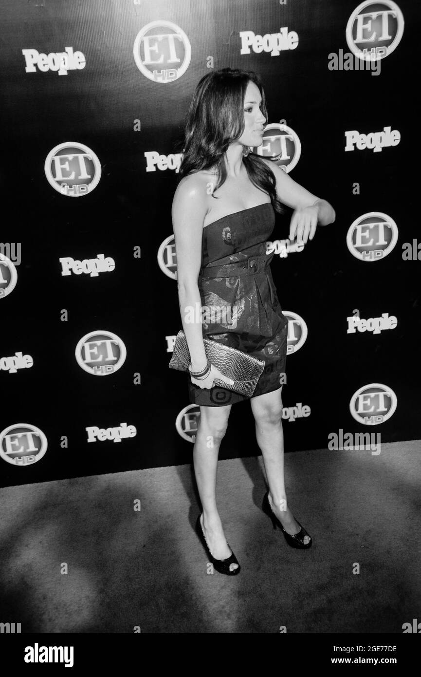 L'actrice Meghan Markle assiste aux arrivées pour Entertainment ce soir et PEOPLE Emmy After Party à Walt Disney concert Hall le 21 septembre 2008 à Los Angeles, Californie. Banque D'Images