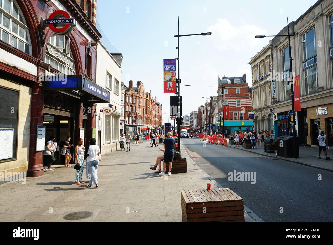 Camden Town High Street, Londres, Angleterre, Royaume-Uni Banque D'Images