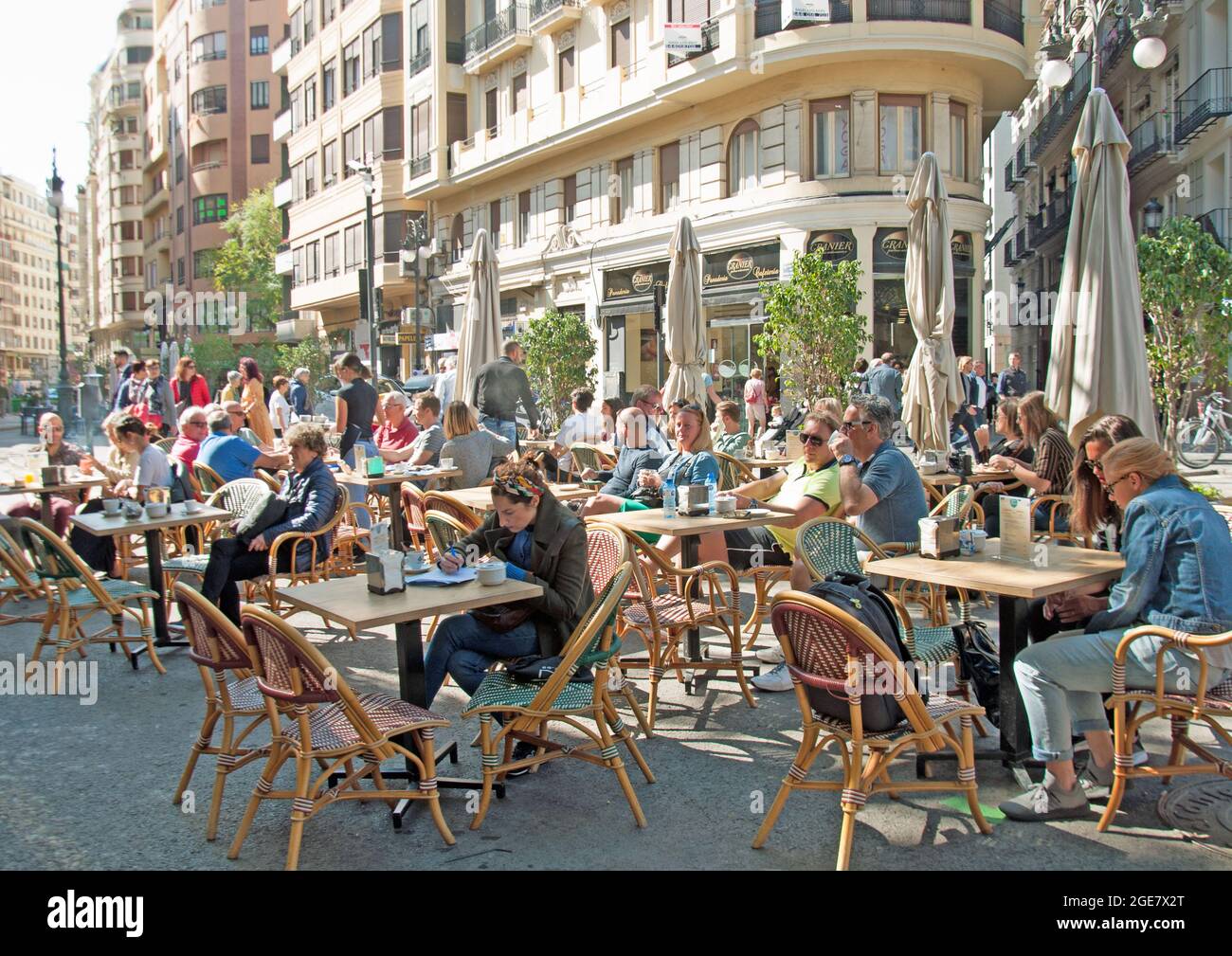 Cafe Society, Valence, Espagne, Europe Banque D'Images