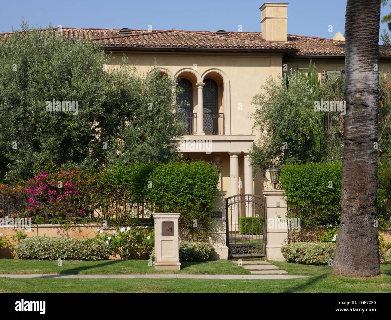 Beverly Hills, Californie, États-Unis 13 août 2021 UNE vue générale de l'atmosphère de l'acteur Macdonald Careys ancienne maison/maison au 620 N. Canon Drive le 13 août 2021 à Beverly Hills, Californie, États-Unis. Photo par Barry King/Alay stock photo Banque D'Images