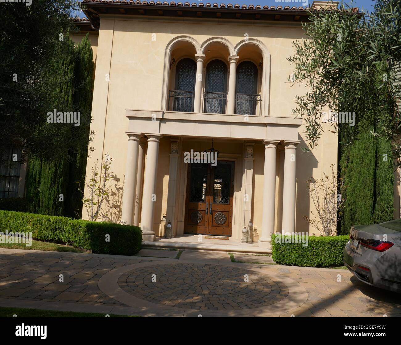 Beverly Hills, Californie, États-Unis 13 août 2021 UNE vue générale de l'atmosphère de l'acteur Macdonald Careys ancienne maison/maison au 620 N. Canon Drive le 13 août 2021 à Beverly Hills, Californie, États-Unis. Photo par Barry King/Alay stock photo Banque D'Images