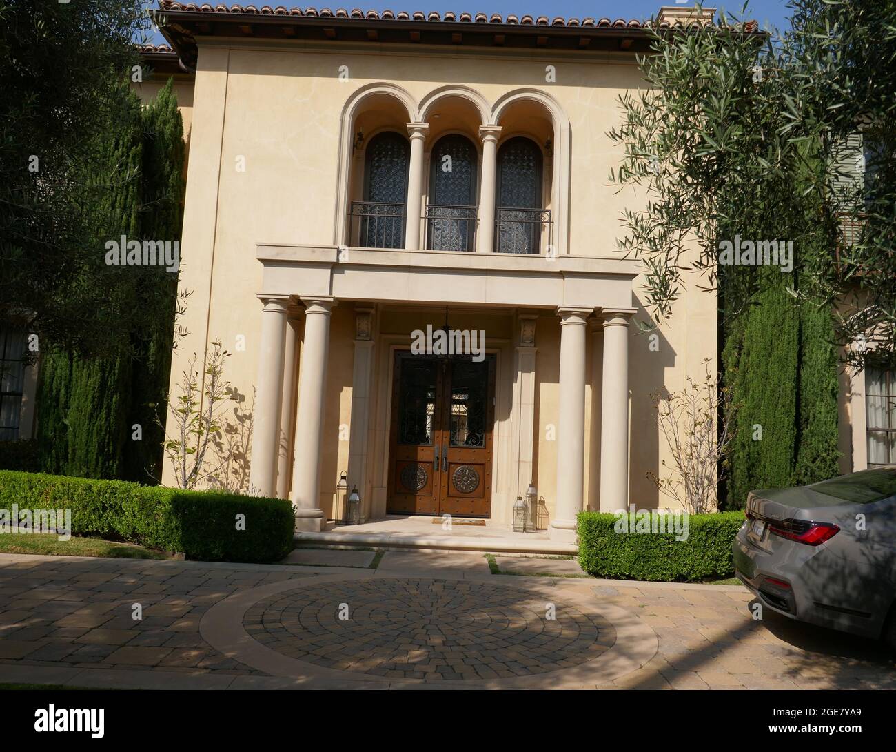 Beverly Hills, Californie, États-Unis 13 août 2021 UNE vue générale de l'atmosphère de l'acteur Macdonald Careys ancienne maison/maison au 620 N. Canon Drive le 13 août 2021 à Beverly Hills, Californie, États-Unis. Photo par Barry King/Alay stock photo Banque D'Images