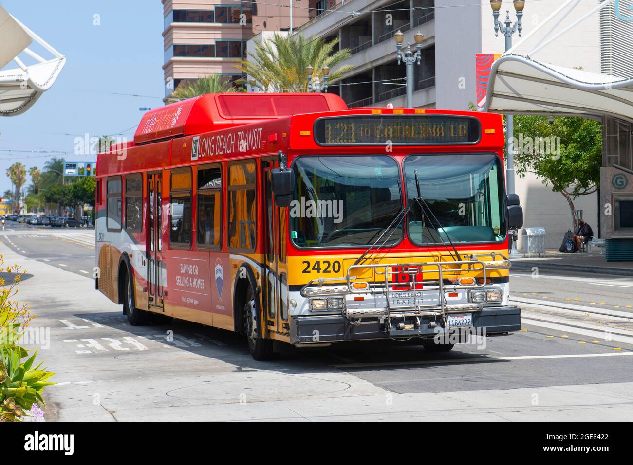 Los angeles county metropolitan transportation authority bus Banque de