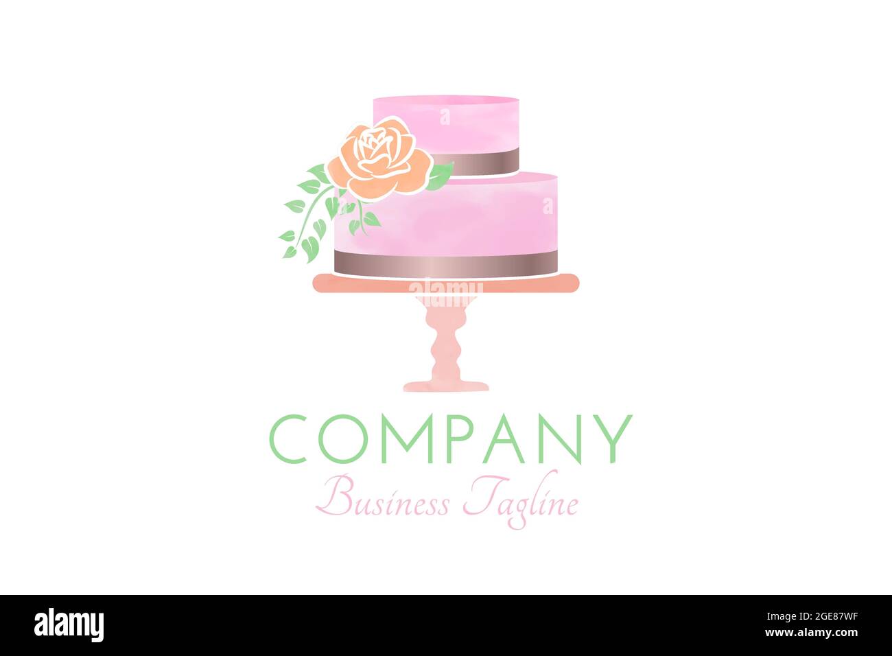 Logo Gateau Image Vectorielle Stock Alamy