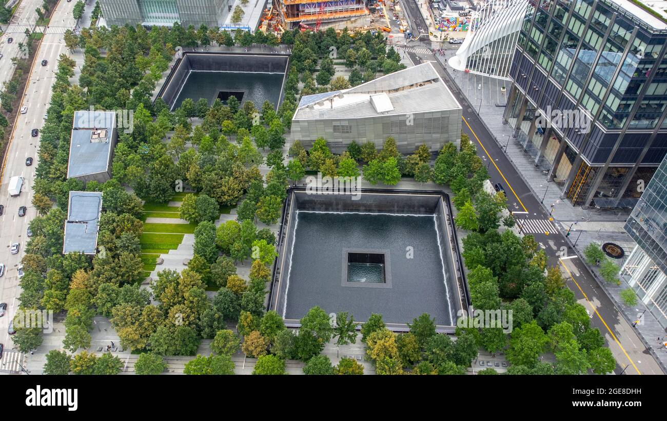 National septembre 11 Memorial & Museum, New York City, NY, États-Unis Banque D'Images
