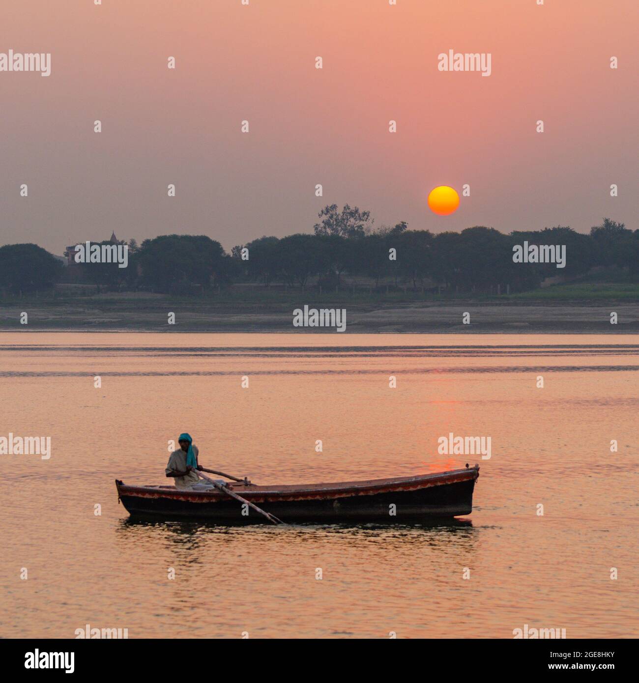 Ville Sainte de Varanasi Inde Banque D'Images