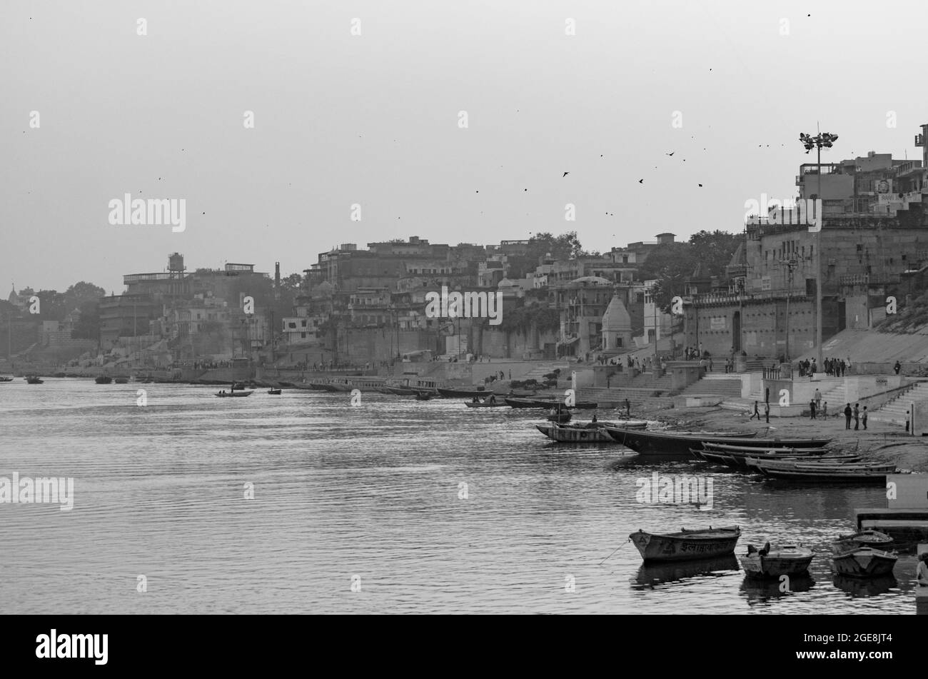 Ville Sainte de Varanasi Inde Banque D'Images