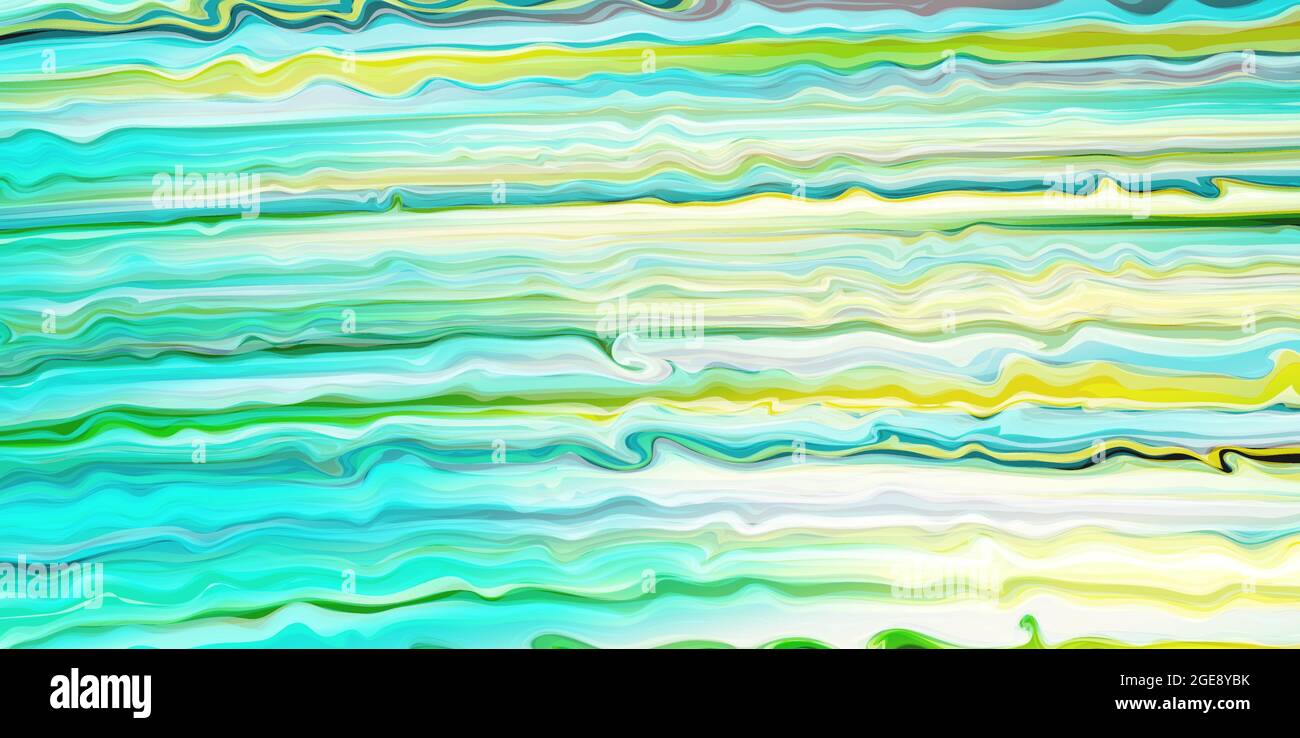 arrière-plan abstrait de peinture liquide rayures droites mélangeant et créant une texture chatoyante fluide Illustration de Vecteur