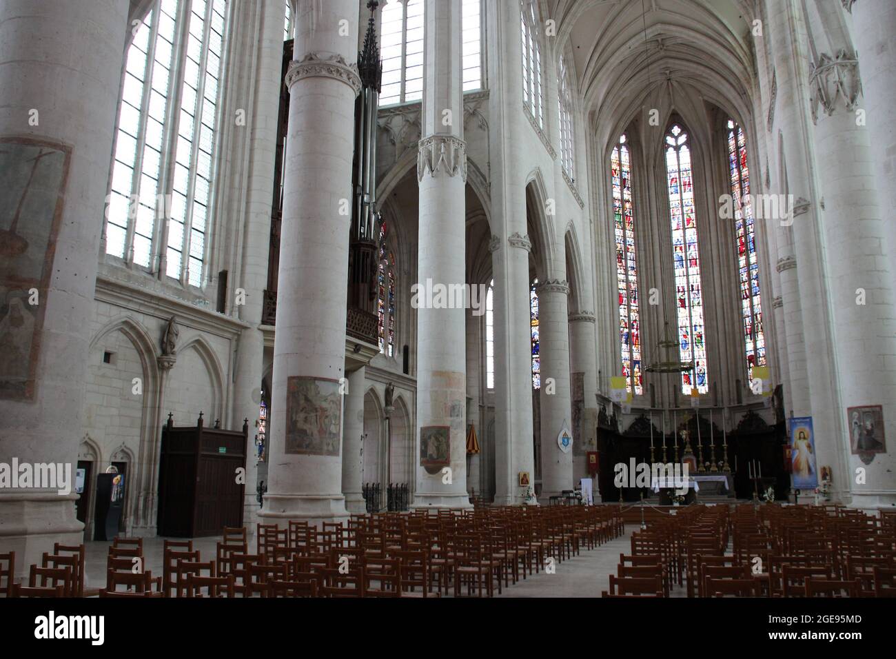 basilique saint-nicolas à saint-nicolas-de-port en lorraine (france) Banque D'Images