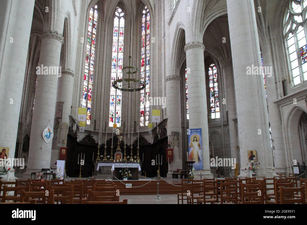 basilique saint-nicolas à saint-nicolas-de-port en lorraine (france) Banque D'Images