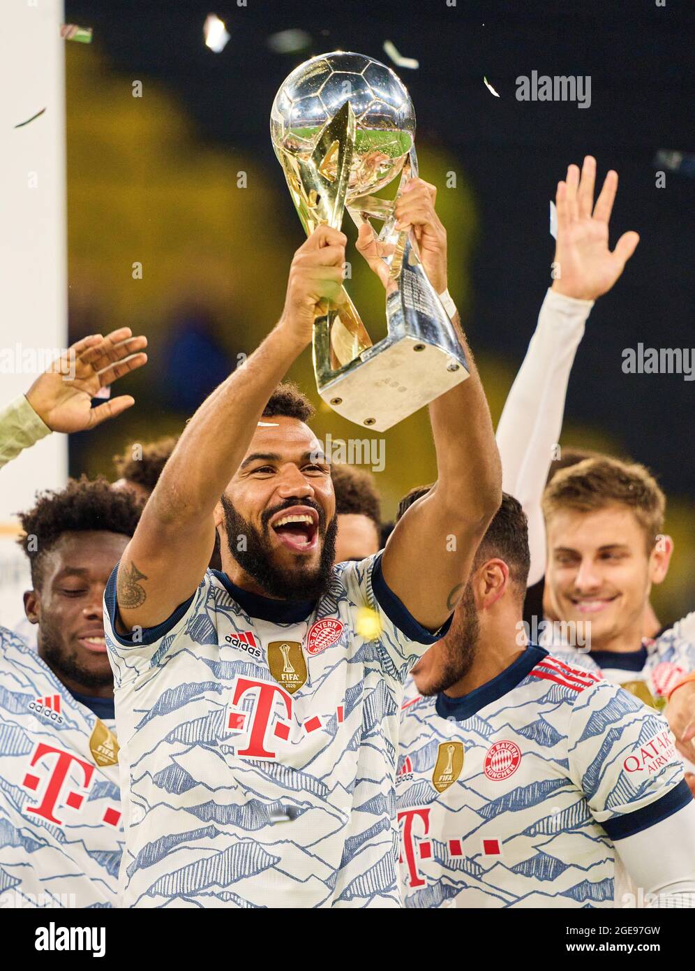 Eric MAXIM CHOUPO-MOTING (FCB 13) dans la finale DFL Super Cup Match BORUSSIA DORTMUND - FC BAYERN MÜNCHEN 1-3 le 17 août 2021 à Dortmund, Allemagne saison 2020/2021, BVB, Muenchen, Munich, Bavière © Peter Schatz / Alamy Live News - LES RÉGLEMENTATIONS DFL INTERDISENT TOUTE UTILISATION de PHOTOGRAPHIES comme SÉQUENCES D'IMAGES et/ou QUASI-VIDÉO - Banque D'Images
