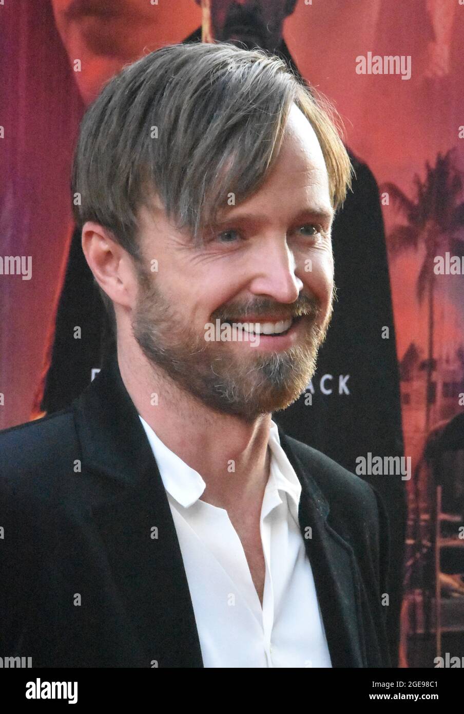 Los Angeles, Californie, États-Unis 17 août 2021 l'acteur Aaron Paul assiste à Warner Bros. Pictures 'Reminiscence' Los Angeles première au TCL Chinese Theatre le 17 août 2021 à Los Angeles, Californie, États-Unis. Photo de Barry King/Alay Live News Banque D'Images