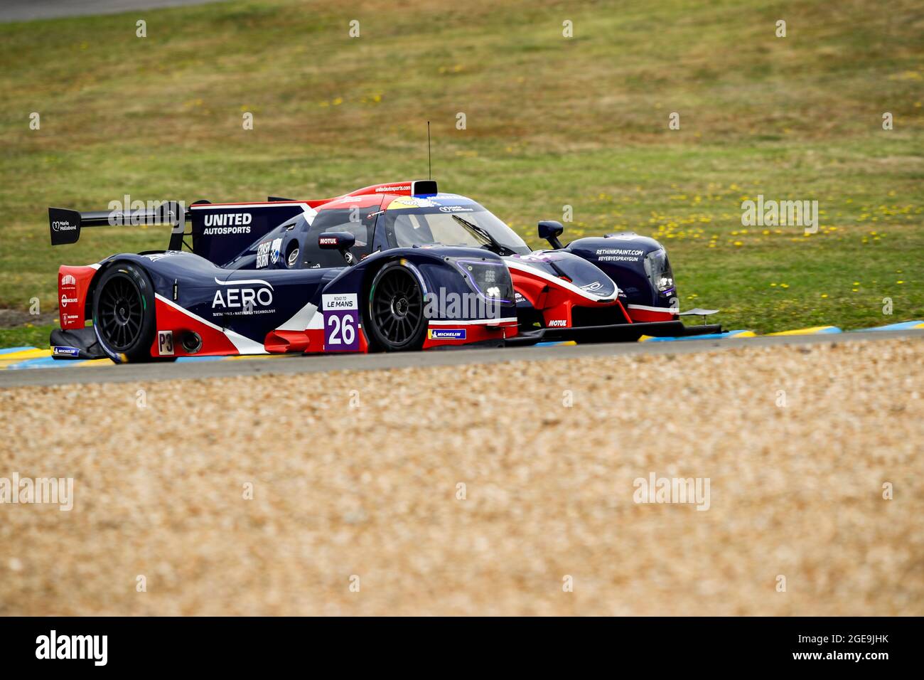 26 McGuire James (usa), Smith Guy (ger), United Autoports, Ligier JS P320 - Nissan, action pendant la route 2021 au Mans, 4e tour de la coupe Michelin le Mans 2021 sur le circuit des 24 heures du Mans, du 18 au 21 août 2021 au Mans, France - photo Xavi Bonilla / DPPI Banque D'Images