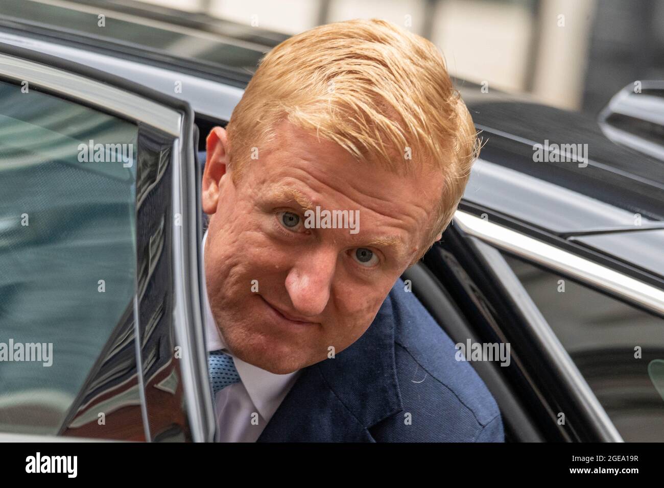 Londres, Royaume-Uni. 18 août 2021. Oliver Dowden, secrétaire à la Culture, arrive pour une réunion au 10 Downing Street London crédit: Ian Davidson/Alay Live News Banque D'Images