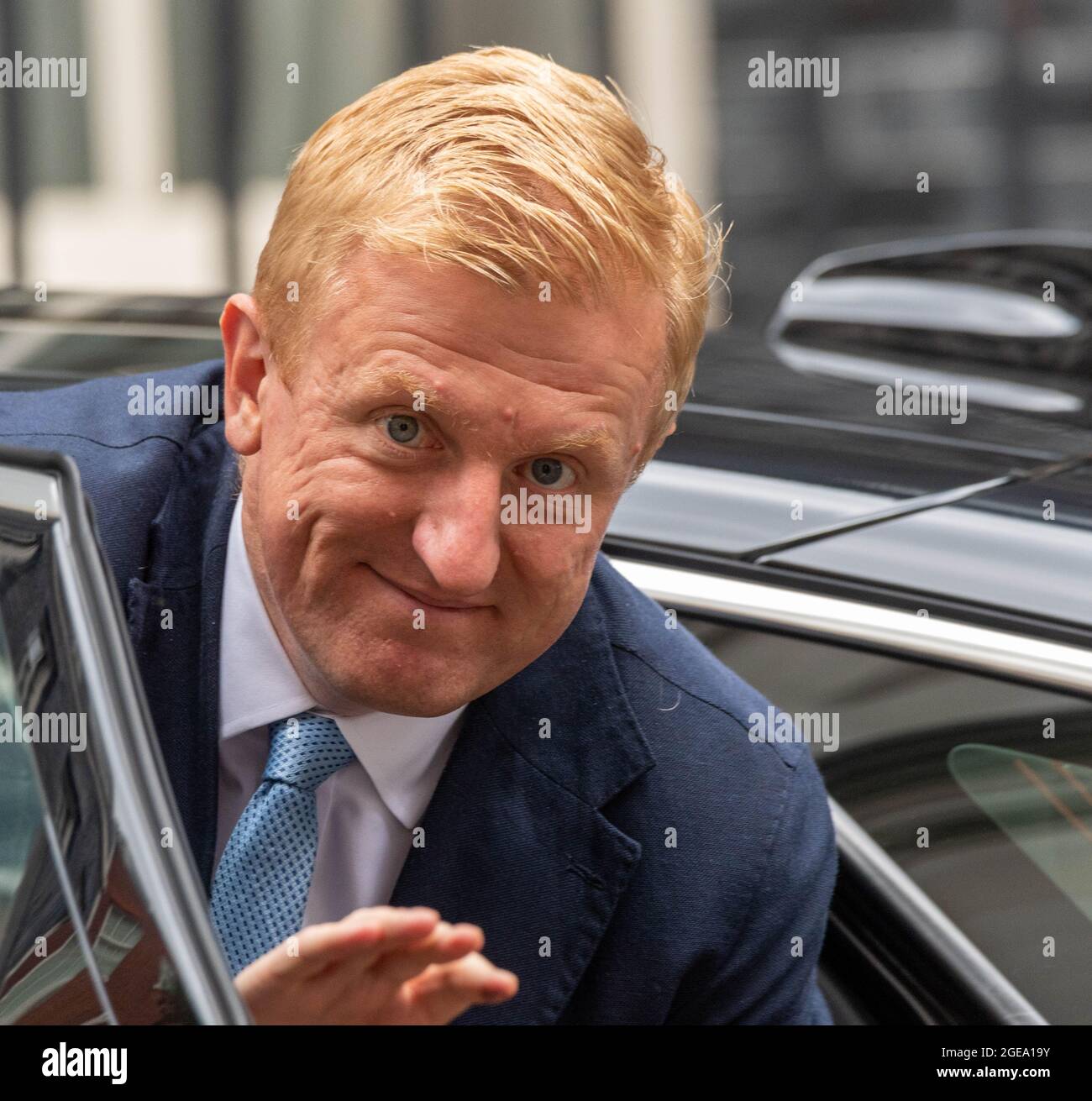 Londres, Royaume-Uni. 18 août 2021. Oliver Dowden, secrétaire à la Culture, arrive pour une réunion au 10 Downing Street London crédit: Ian Davidson/Alay Live News Banque D'Images