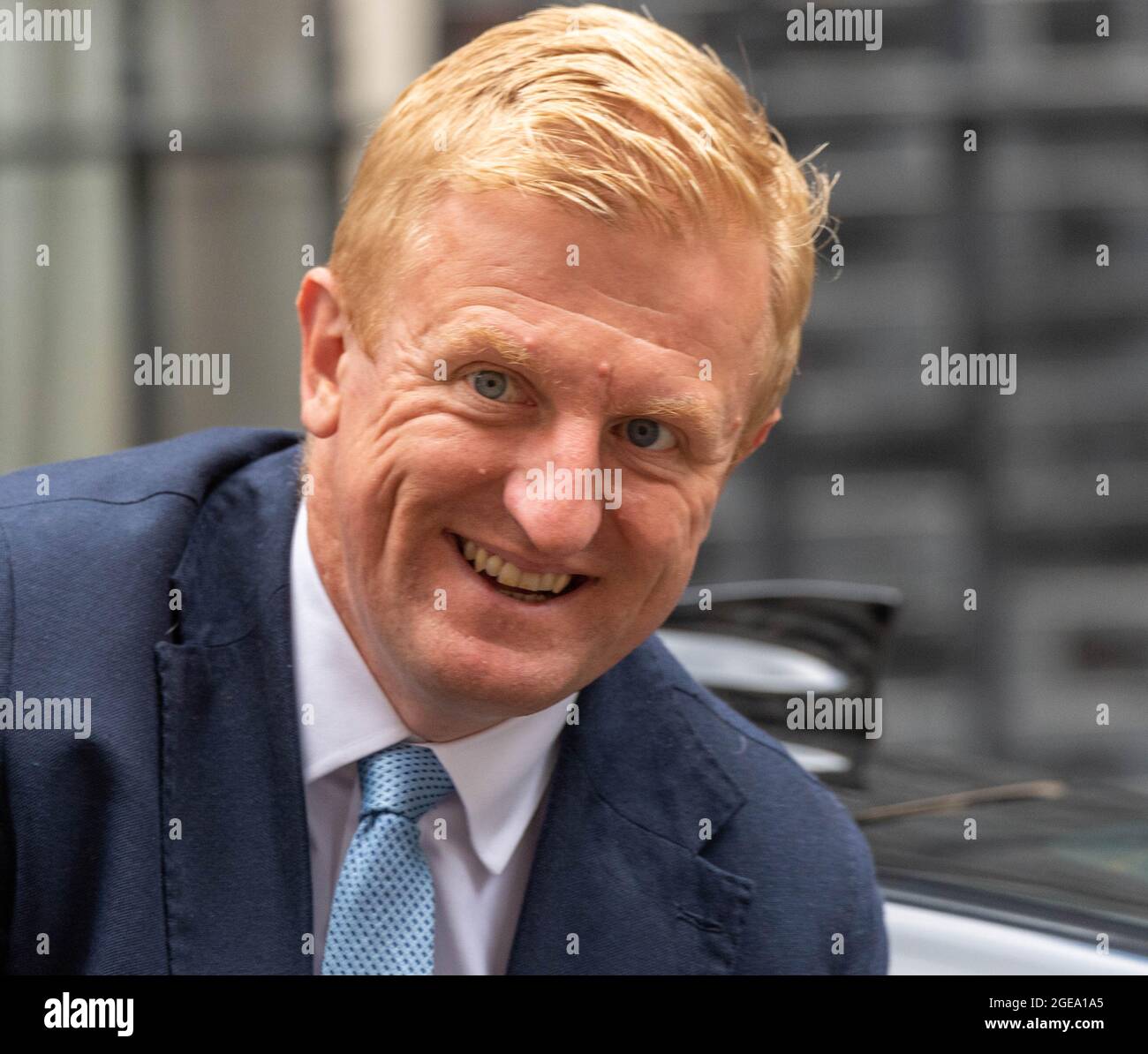 Londres, Royaume-Uni. 18 août 2021. Oliver Dowden, secrétaire à la Culture, arrive pour une réunion au 10 Downing Street London crédit: Ian Davidson/Alay Live News Banque D'Images