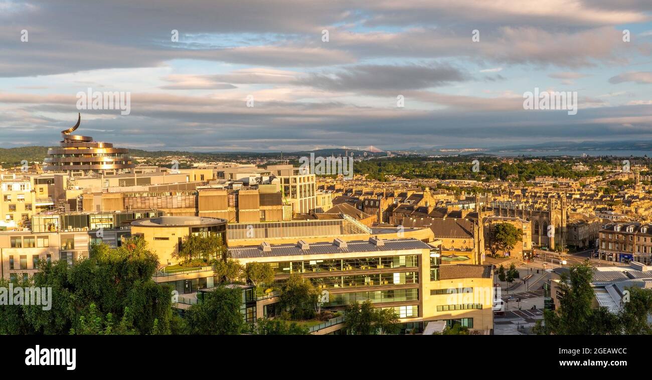 Édimbourg Paysage urbain du centre-ville depuis Calton Hill, Édimbourg, Écosse, Royaume-Uni Banque D'Images
