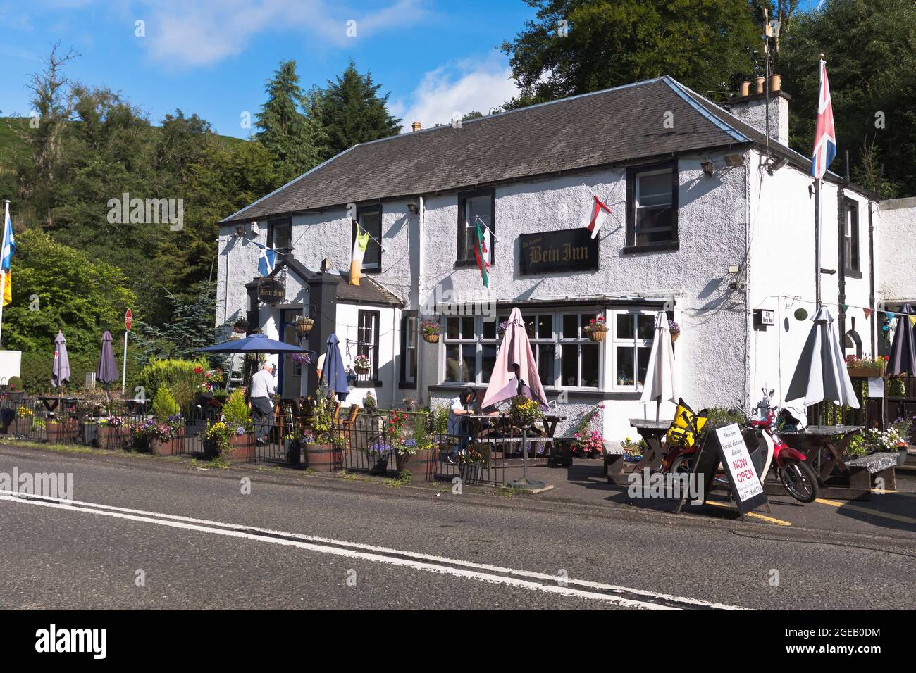 dh Glenfarg Hotel GLEN FARG PERTHSHIRE Scottish Roadside inn dîner en dehors de l'Ecosse A912 Banque D'Images