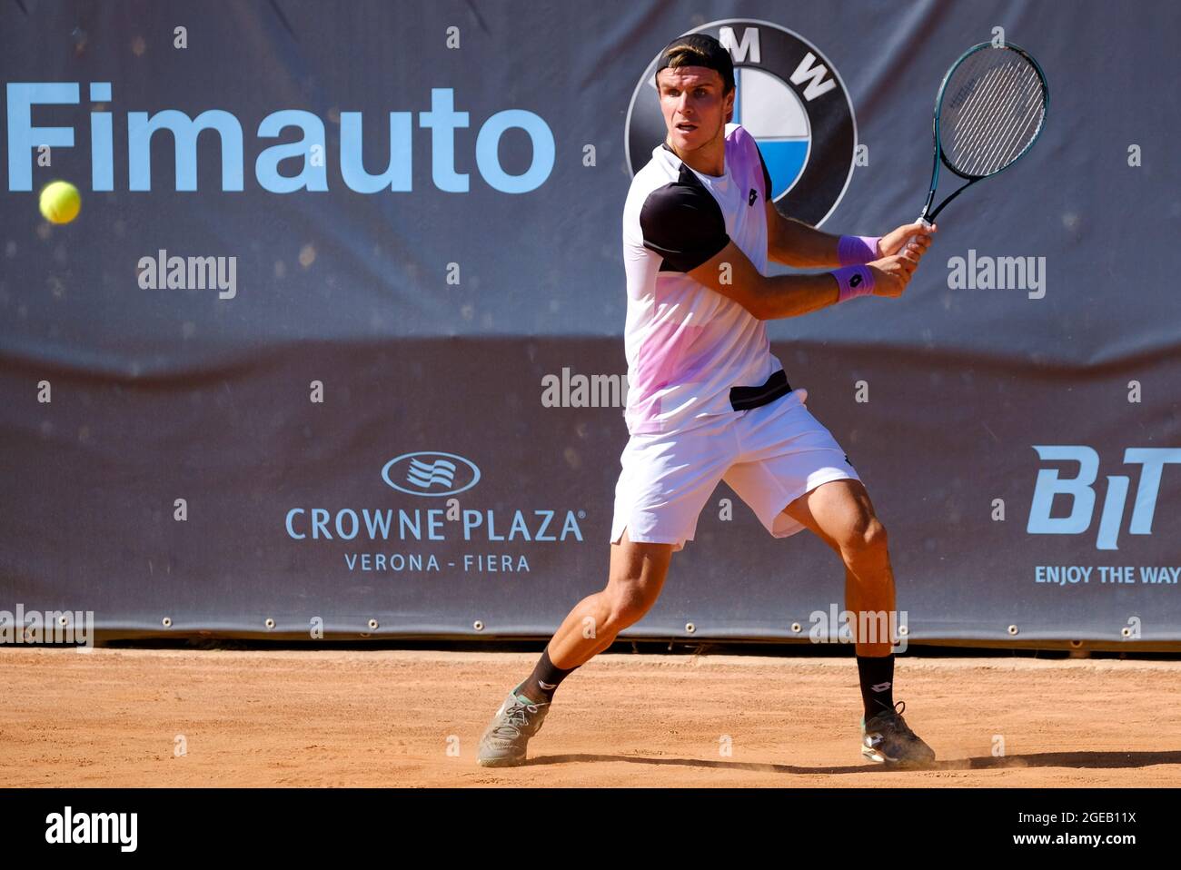 Vérone, Italie. 18 août 2021. Dmitry Popko (Kazakistan) pendant ATP80 Challenger - Vérone - mercredi, tennis internationales à Vérone, Italie, août 18 2021 crédit: Agence de photo indépendante/Alamy Live News Banque D'Images