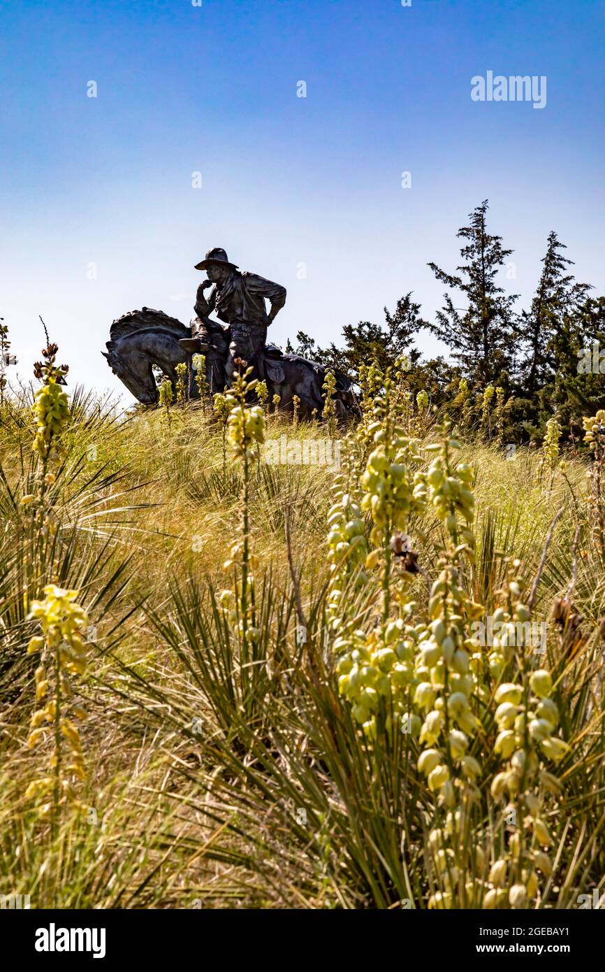 Ogallala, Nebraska - Boot Hill, un cimetière pour les combattants d'armes à feu, les victimes de meurtre, et d'autres qui a été utilisé jusqu'en 1885. Certains de ceux enterrés ici étaient cow-bo Banque D'Images