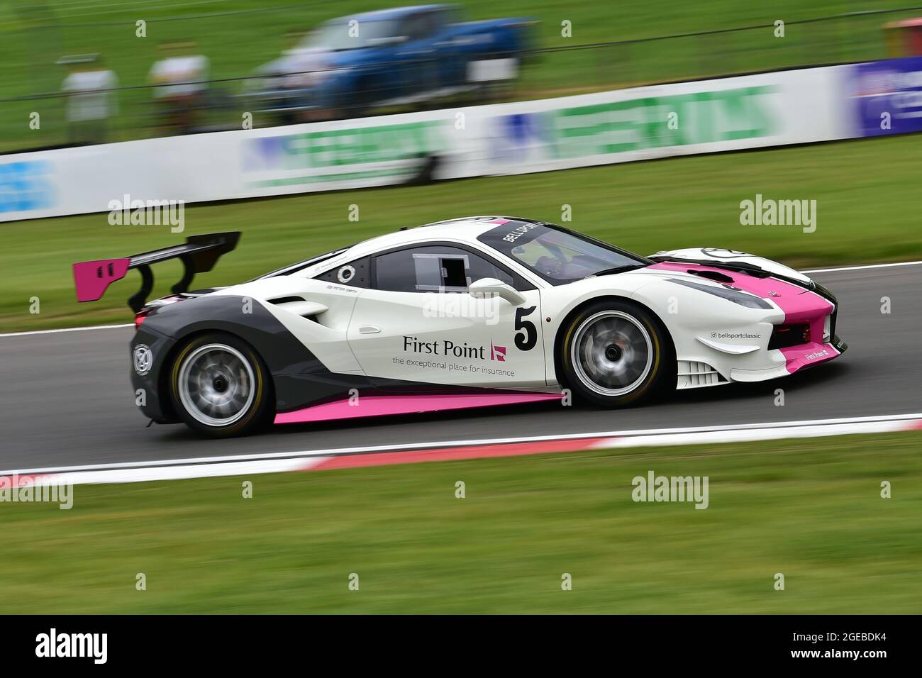 Peter Smith, Ferrari 488 Challenge, Ferrari Club Racing, Festival Italia, Brands Hatch,Fawkham, Kent, Angleterre, dimanche 15th août 2021. Banque D'Images